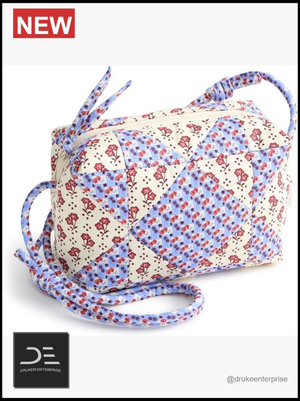 Vera Bradley Premium Cotton Blake Crossbody Bag